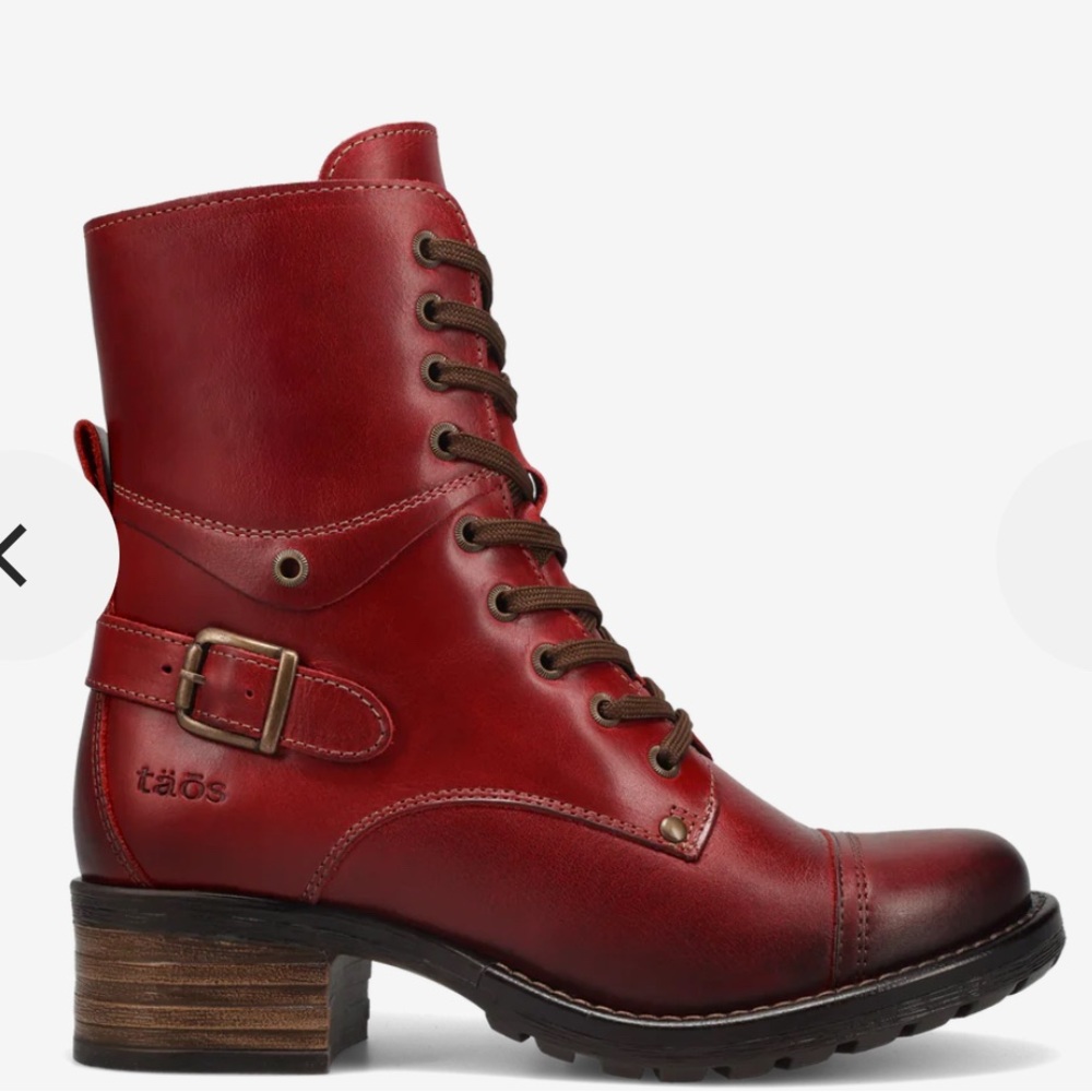 Taos crave boots brick red